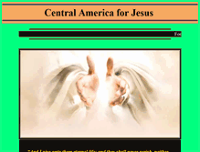 Tablet Screenshot of centralamerica4jesus.com